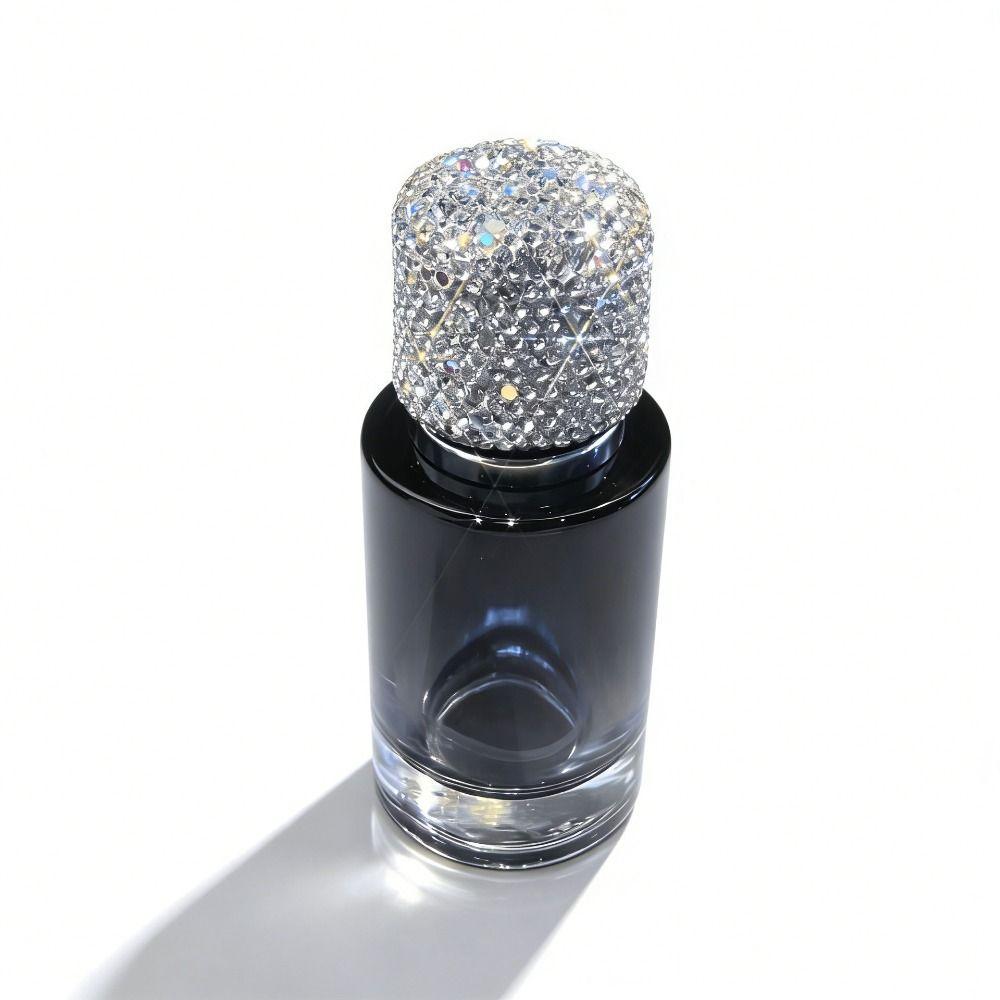 Creative Glass Perfume Atomizer Exquisite Rhinestone Oil Diffuser Bottle Travel Supply