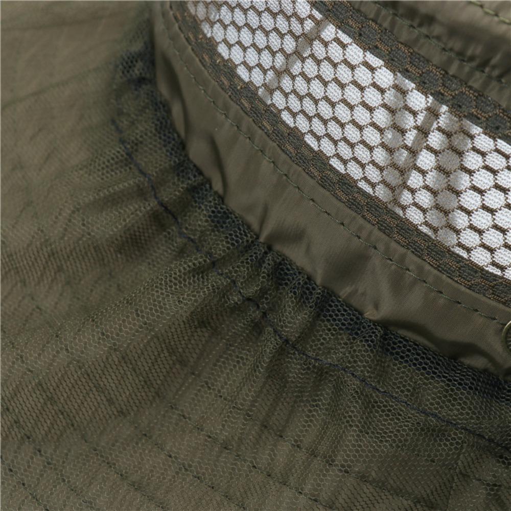 Portable Anti Bee Hat Multifunctional Fishing Sun Cap New Mosquito Net Hat