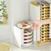 Scatola Multifunzione per Ramen Istantanei Organizzatore da Cucina per Tazze di Ramen Perfetta per l'Organizzazione della Dispensa Conservazione del Cibo