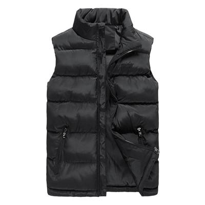 Sem Mangas Inverno Casual e Exterior Leve e Disponível em Tamanhos Grandes Colete Masculino, Jaqueta, Quente, Gola Alta,