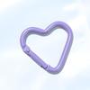 10 Pièces Attache à Ressort en Forme de Cœur Métallique Mousqueton Ouvrable en Forme de Cœur Porte-clés Clips Crochet Chaîne pour Chien Boucles pour Bijoux DIY Connecteur