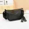 New First-layer Cowhide Single Shoulder Messenger Soft Leather Small Bag Women's Shell Bag Fashionable and Casual Versatile Commute