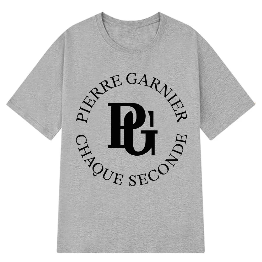 Pierre Garnier Chaque Seconde 2025 Album Tour Tshirts Hip Hop Fashion Tshirt Men Clothing 100 Cotton Casual TShirt Streetwear
