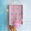 Wall Mount Wooden Key Holder Rustic Cabinet Key Rack Modern Key Storage Shelves  Entryway