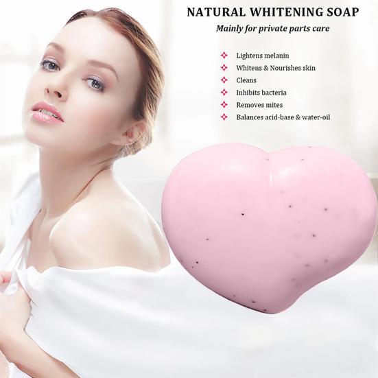 Yousheng 80g Whitening Soap Anti-Milben-Duftende, leicht schäumende Pfirsich-Glättungsseife für zu Hause