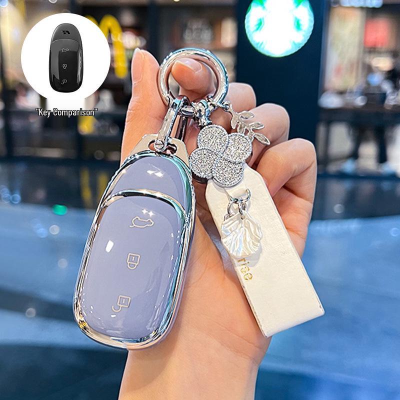 High-End Full-Coverage Car Key Cases & Buckles for 2020-2021 Li Auto ONE Models