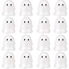 10Pcs Colorful Ghost Shaped Acrylic Beads, 3D Halloween Charms For Bracelet, Necklace, Phone Strap Jewelry Making Supplies
