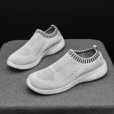 Mode 2024 Damesmode Mesh Sport Ademend Luie Loafers Platte Zool Antislip Buiten Wandelschoenen Dames Sneakers Trend Tennis