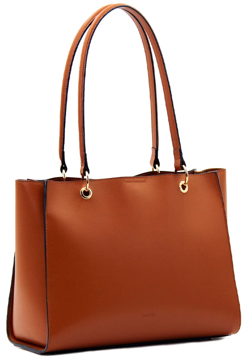 

Tote Bag Lightweight A4 Compatible Compact Tote A0011 [ANDSHIN] (Brown) коричневий
