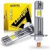 AUXITO H1 Bulb, 600% Brighter 6500K White, Direct Fit Mini Size, Hassle-Free Plug & Play, Extended Lifespan, Flicker-Free Operation, Pack Of 2