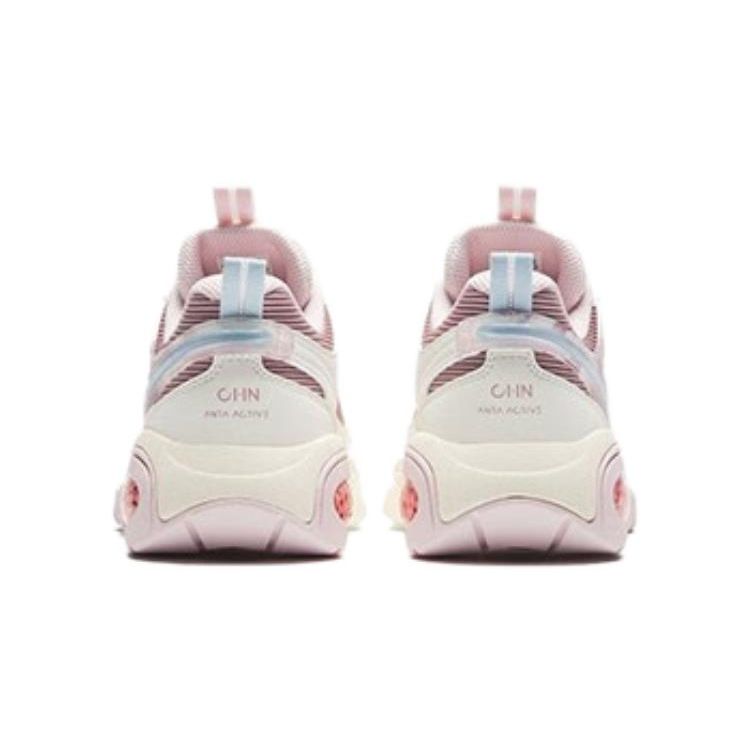 Anta Comfortable Durable Low-Top Casual Shoes Kids sneakers White Purple 322348805-1