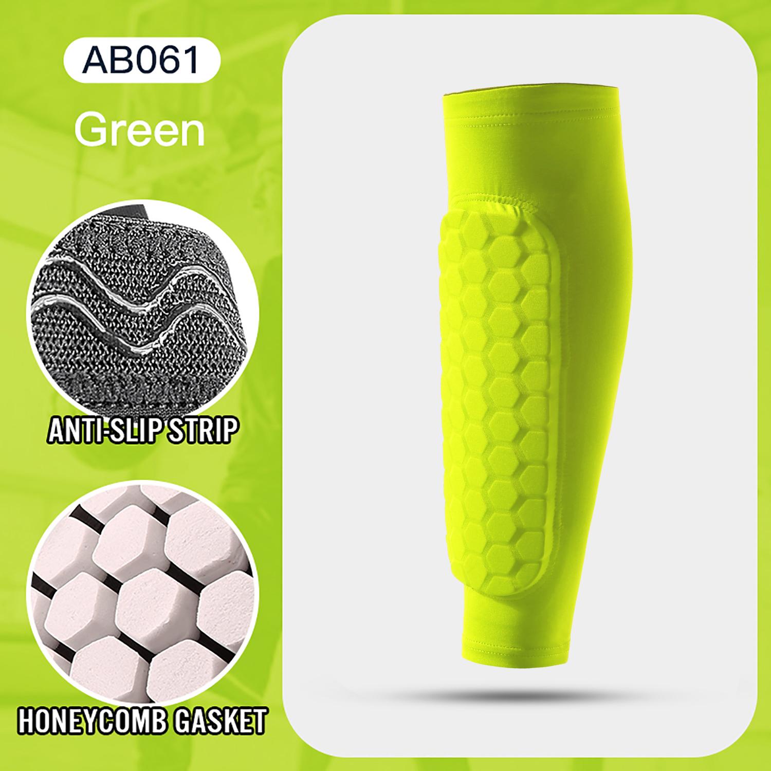 

1 Pc Leg Sleeves Shin Guards Shockproof Honeycomb Nylon Support Soccer Gear Shin Protector Sports Legging M
