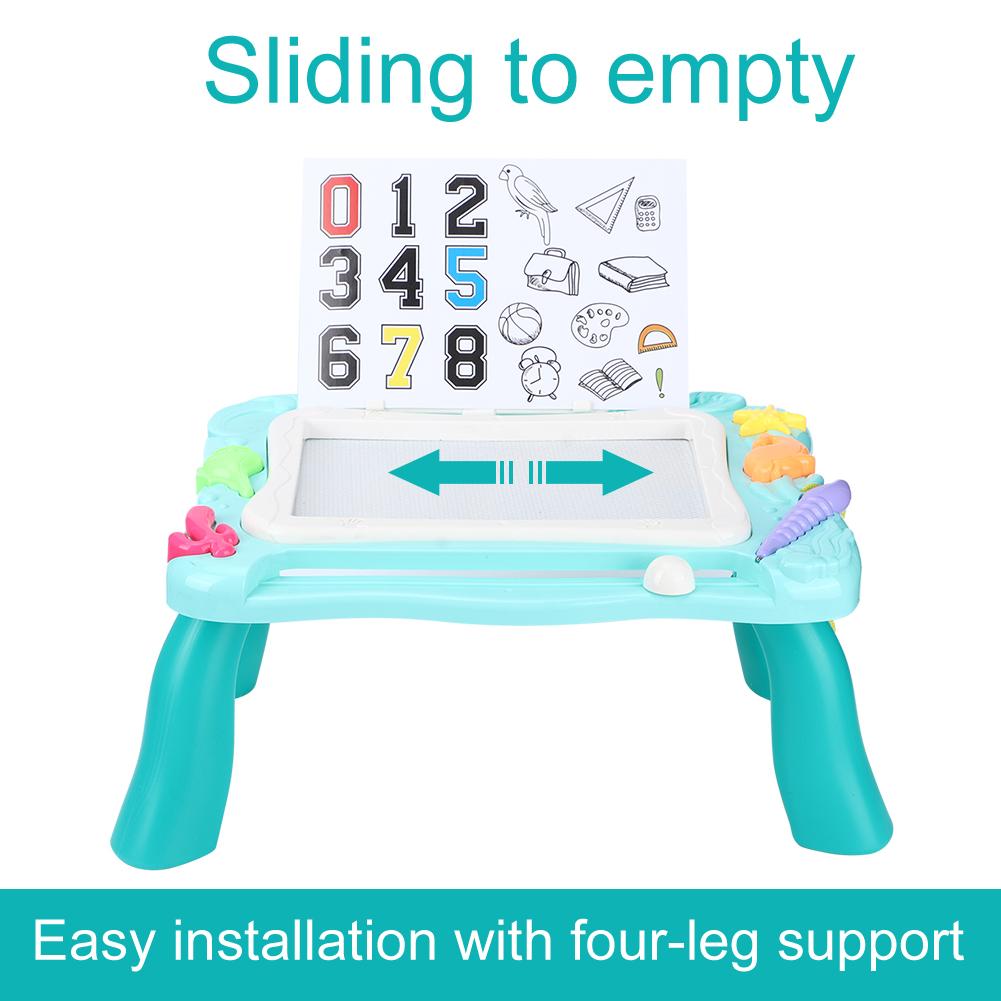 Detachable Multifunctional Folding Children DIY Writing Drawing Board Table Baby Birthday Gift