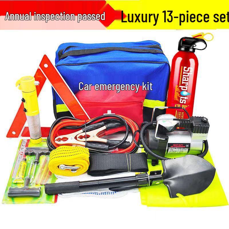 YEXIZE 13-Piece Car Emergency & Rescue Tool Kit