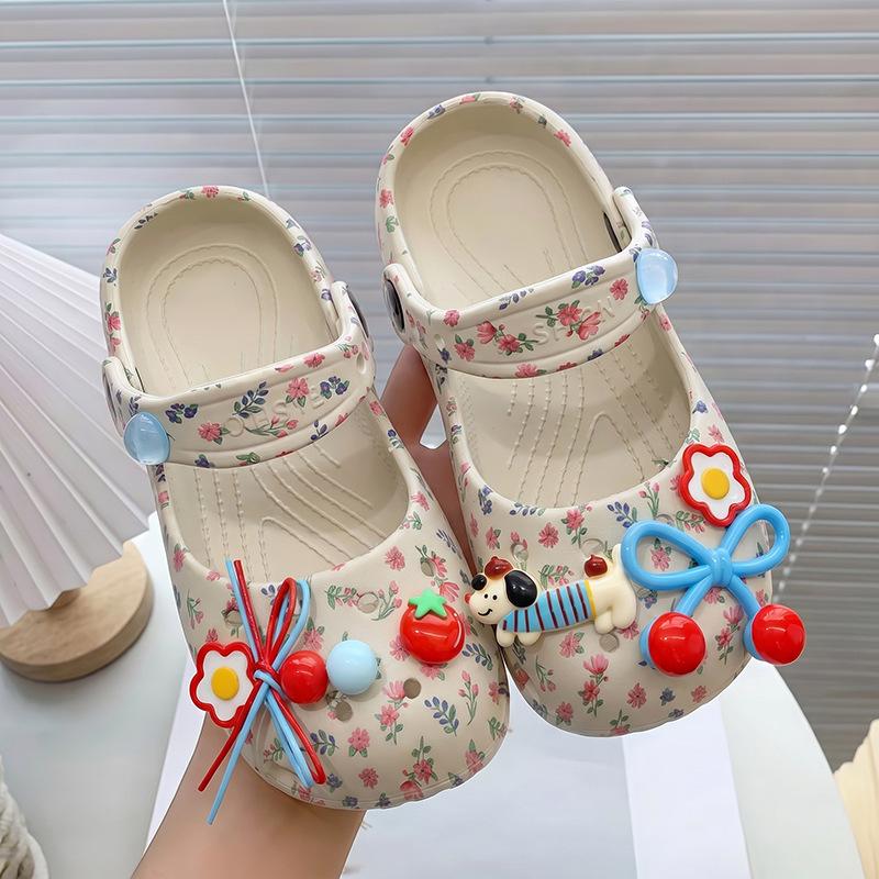 New Children s Shoes - Girls Perforated Baby Shoes, Sandals, Beach Shoes 24-25 хаки