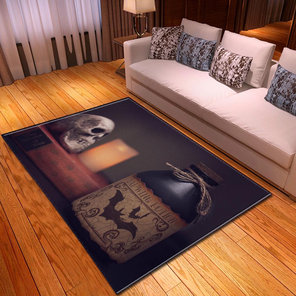 Skull Living Room Floor Mat Bedroom Dining Room Carpet Carpet Doormat