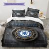 Custom Name,London Blues Chelsea Pattern Bedding Home Decoration Birthday Gift ( 1 Duvet Cover + 2 Pillowcase, Without Core),fan Merchandise.