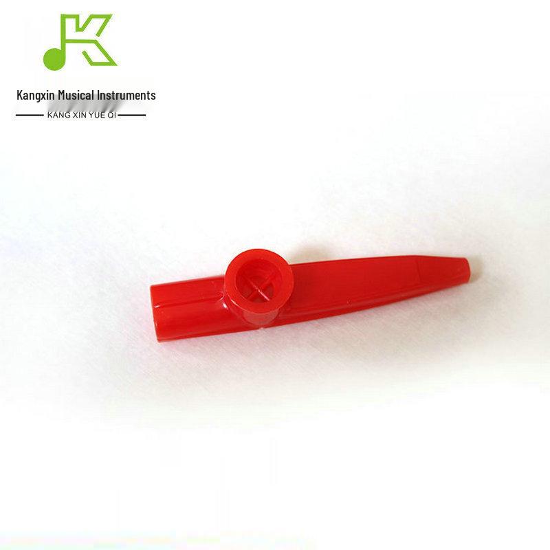 Plastic Flute Kazoo - Children s Orff Percussion Instrument for Kindergarten красный