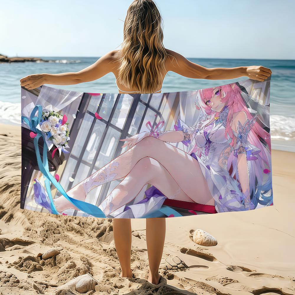 Game Honkai Star Rail Cyrene b Towel Beach Towel Oversized Quick Dry Towel Absorbent Soft Swim BeachTowels for Men Women
