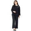 Entrance Graduation Plus Sizes S Black [Addrouge] Women's Suit, Pantsuit, 2-Piece Set, Washable, Formal, Office, Ceremony, Ceremony, [t5325]