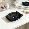 Drainage Soap Tray 3D Printed Dish, Minimalist Wave Design Bathroom Holder, Drying Rack Shower for Bathroom, Kitchen Sink, Vanity Countertop
