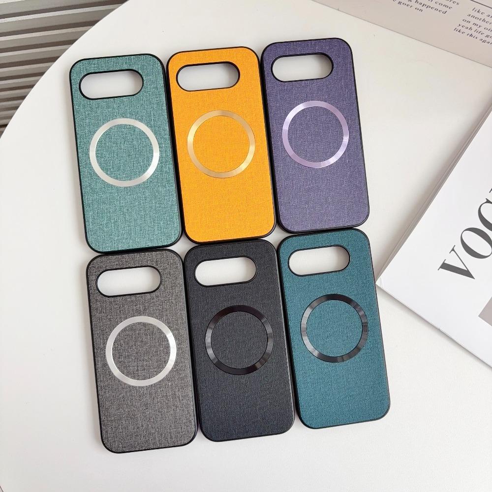 Luxury Leather Protection Phone Case for Google Pixel 6 7 8 910 Pro XL 9A 8A 7A 6A for Magsafe Magnetic Wireless Charging Cover