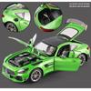 1/18 Scale BENZ AMG-GTR Cool Alloy Sports Car Model, Simulated Interior Details, Cool Lighting and Sound Effects, Exquisite Desktop Ornaments