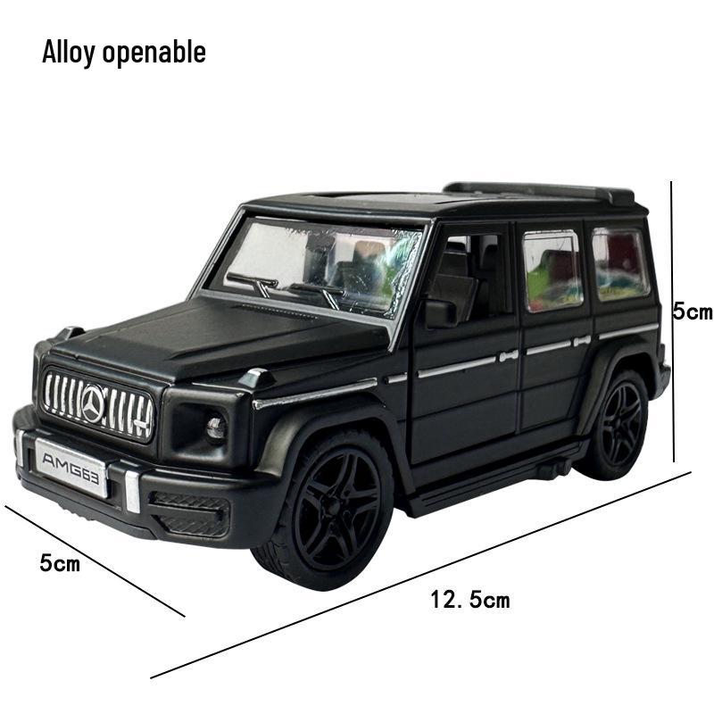 Mercedes Black Alloy Sports Car Off-Road Cake Topper for Birthdays