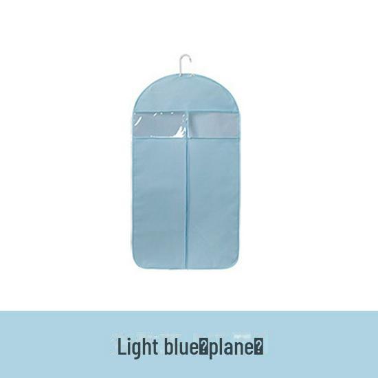 Thick Non-Woven Transparent Hanging Clothing Dust Cover for Suits