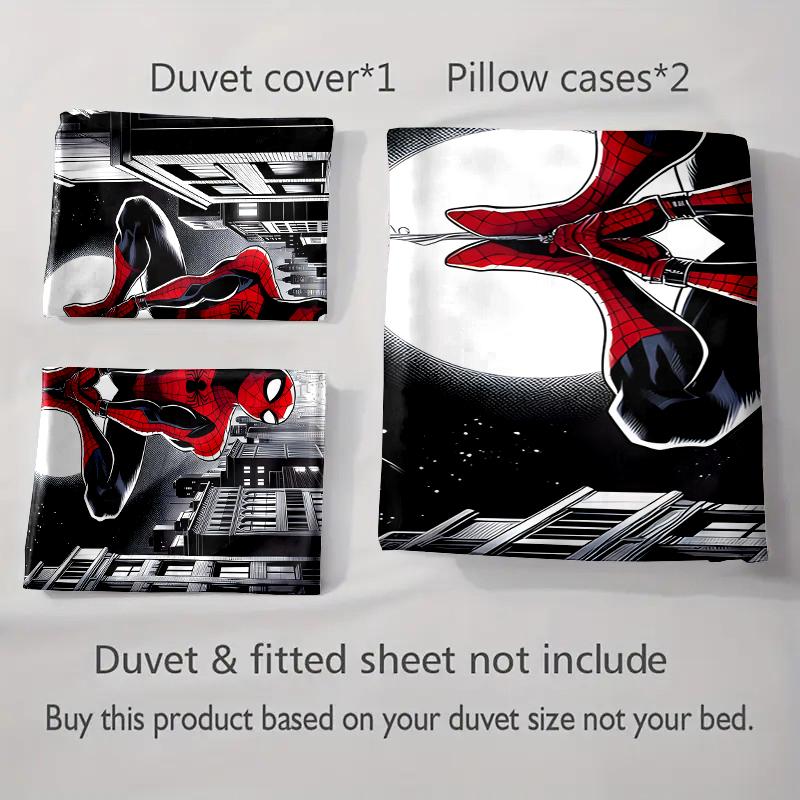 Superhero, Cityscape, Bold. Bedding Duvet Cover Sets Duvet Covers Pillowcases Gifts (1 * Duvet Cover 2 * Pillowcases, Without Duvet Insert)