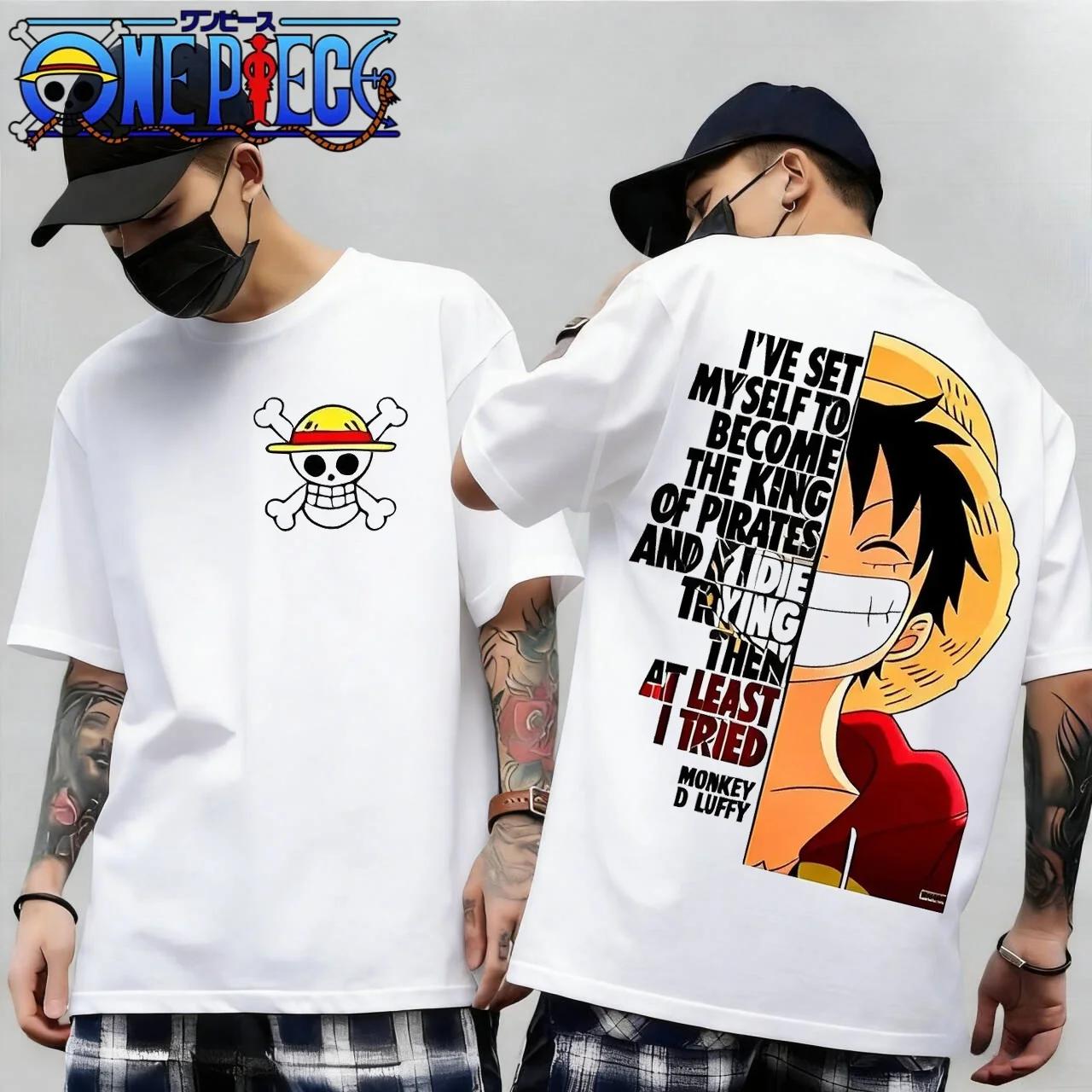

2026 One Piece Японское аниме Печатная мужская футболка для родителей и детей Ророноа Зоро Высококачественная с коротким рукавом Футболка Луффи Одежда... S разноцветный