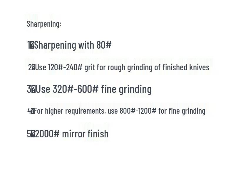 Multi-Size Sanding & Sharpening Belts for Knife Grinding and Polishing