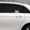 15*6.6CM niedlicher Universal Überraschung Katze Späht Aufkleber Lustiger Vinyl Aufkleber Auto Styling Dekoration Zubehör