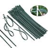 50pcs Adjustable Plastic Plant Cable Ties Reusable Cable Ties for Garden Tree Climbing Support Plant Vine Tomato Stem Clip