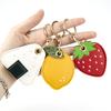 Protective Cover, Access Control Card Cover, Leather Cartoon Water Drop Square Cute Little Gift, Personalized Creative Keychain.