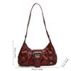2025 Spring Hot Selling Maillard Style Retro Style Small Bag Spicy Girl Y2K Wasteland Style Vintage Leather Shoulder Armpit Bag