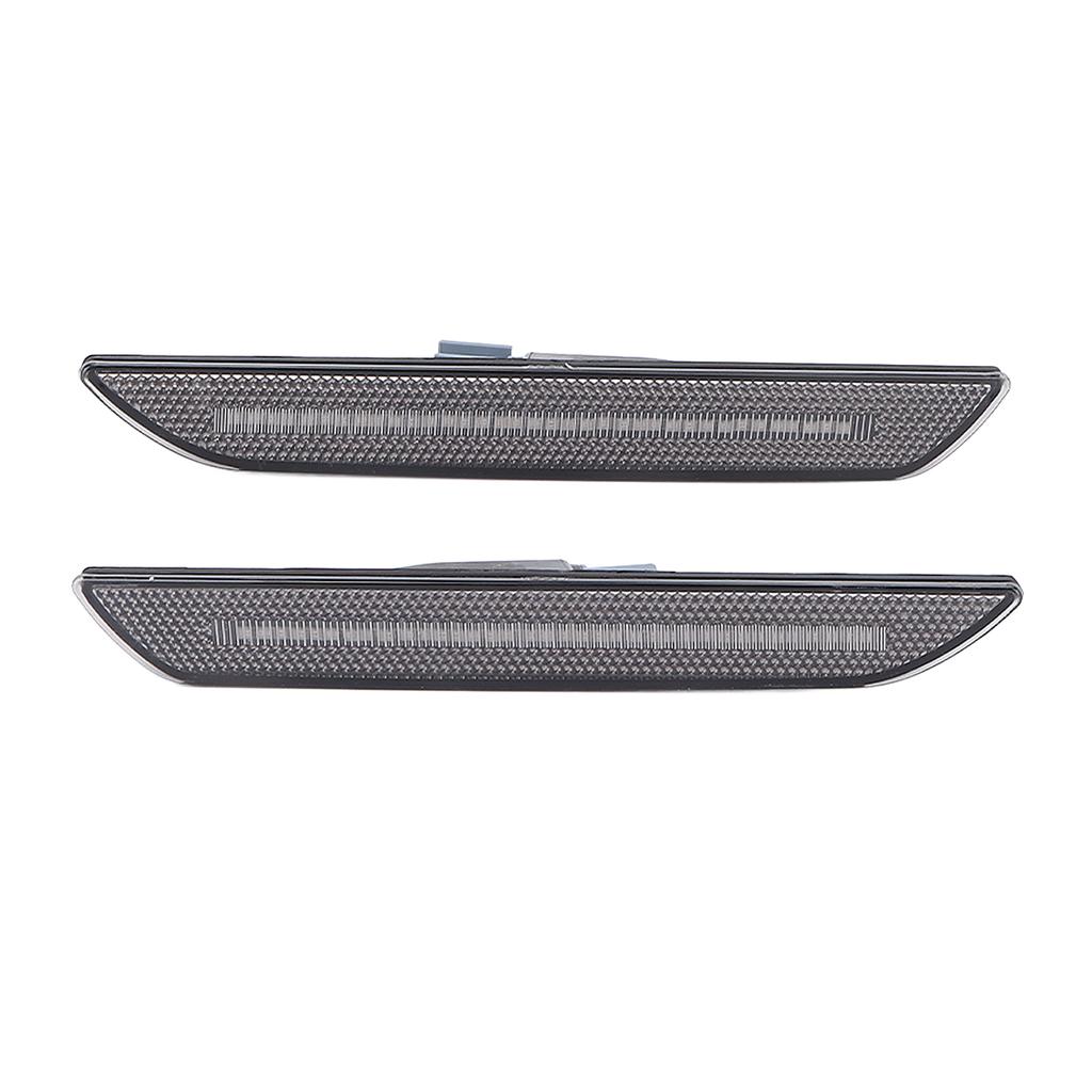 Paar LED Seitenmarkierungsleuchten Lampen Rauchglas Ersatz für Ford Mustang 2018?2020EU-Version