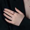 925 Silver Vintage Gemstone Ring Red 5A Zirconia Rings for Women   Engagement Wedding