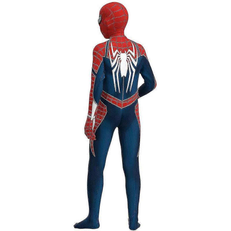 Spiderman Pokročilý oblek Cosplay Kostým Párty Kombinéza Přiléhavé Dětské Oblečení
