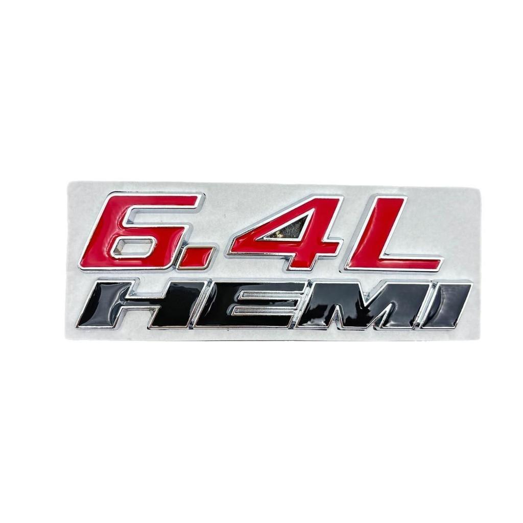 6.4L HEMI Metal Emblem Sticker for Grand Cherokee