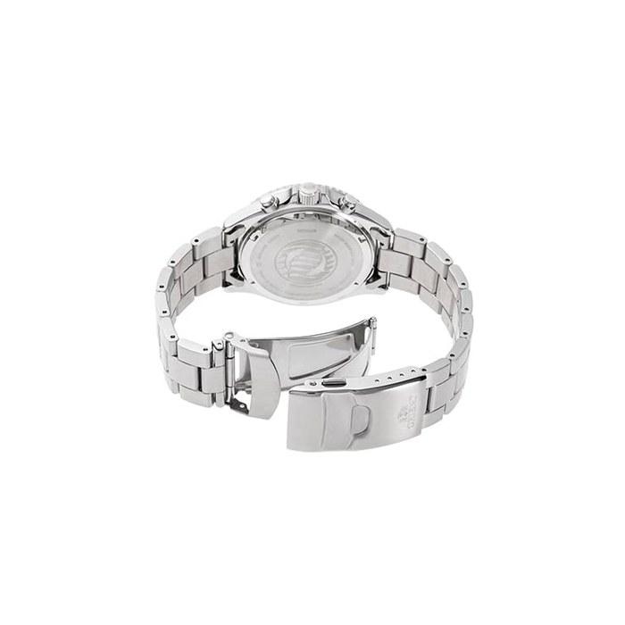 [Orient] Mako SOLAR PANDA RN-TX0203S Men's Watch, White/Silver