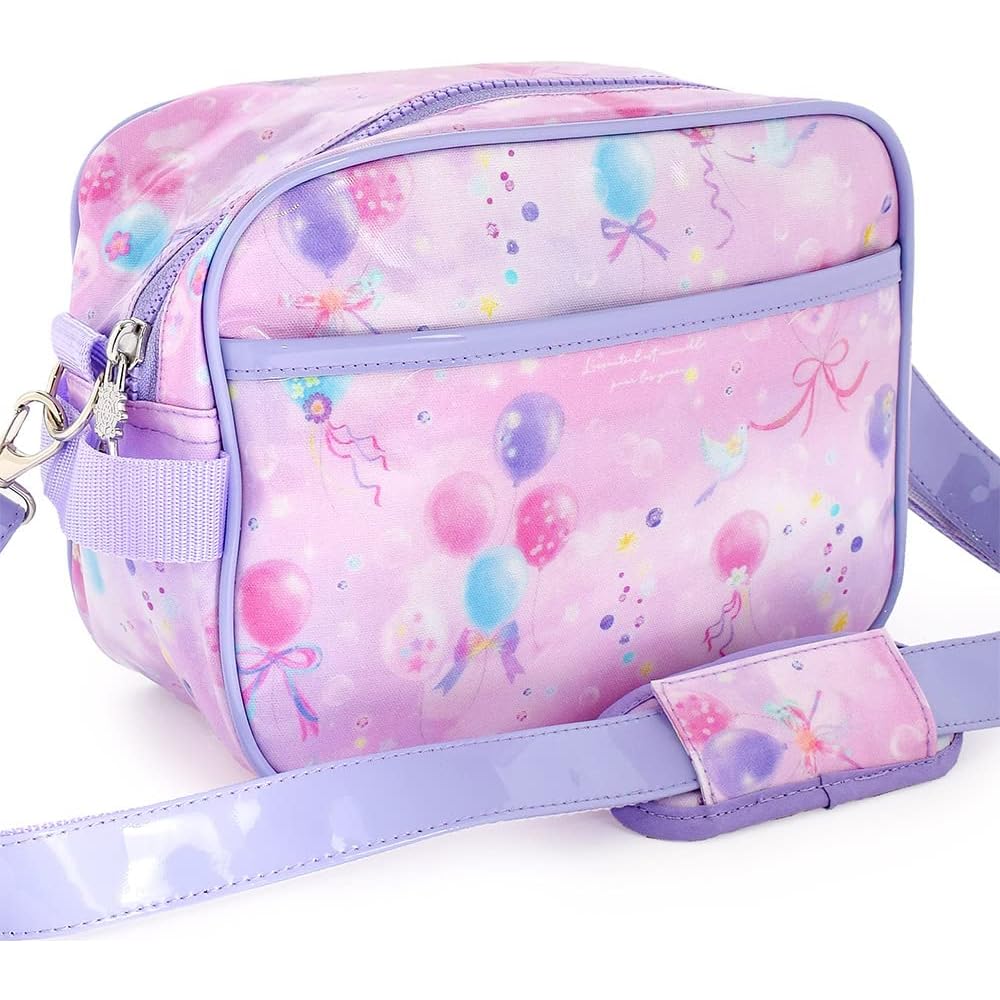 Colorful Candy Style Kids Shoulder Bag Pastel Balloon Cute Design for Girls School Use