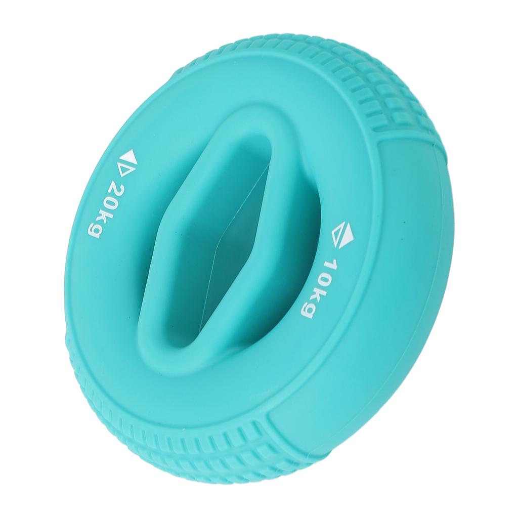 Grip Strength Trainer Ring Silicone Hand Forearm Strengthener Wrist Training Decompression Hollow Grass Green 10?20KG
