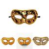 Mysterious Angel Halloween Masquerade Party Men's Mask Plush Cloth Half Face Mask With Fabric Edges