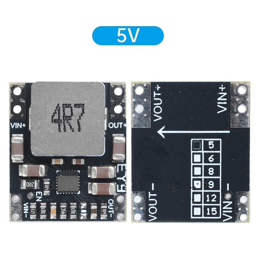 DC-DC Automatic Buck Boost Power Module 3-23V Input to 5V/9V/12V Output Lithium Battery Constant Voltage Converter Module