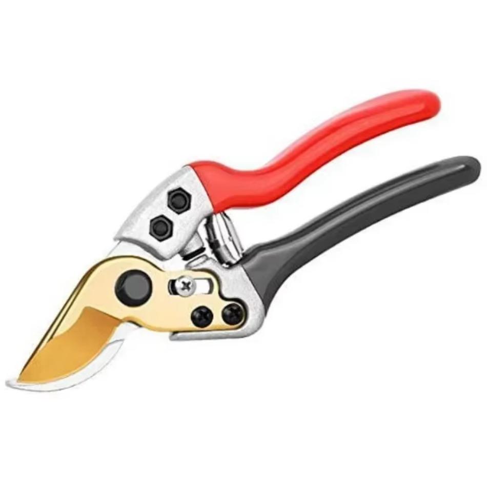 Stainless Steel Garden Pruning Scissors Heavy-Duty Hand Pruner For Fruit Trees & Thick Branches Effortless Cutting Garden Tool