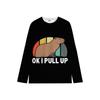 Capybara Kids Crewneck Sweatshirt My Spirit Animal Soft Cartoon Print Comfy Unisex Casual Wear for Boys & Girls