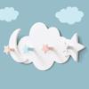 1pcs Bathroom No Punch Creative Hook Sticky Wall Hanging Sticky Hook Door Back Hook 4 Hooks Multifunctional Self Adhesive Hook