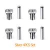 Car Interior ABS Door Latch Pin Security Door Lock Screw Knob Cap Cover For BMW 5 Series F10 F11 2010 2011 2012 2013 2014 2015