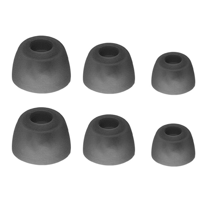 3Pairs Silicone Ear Tips Earbuds Covers For Tune Beam Earphones Noise Reduction Designing For Comfortable Fit 6pcs/set